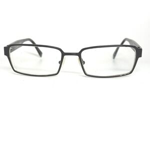 John Varvatos V133 Black Rectangular Eyeglasses Frames 55-18-140 22040